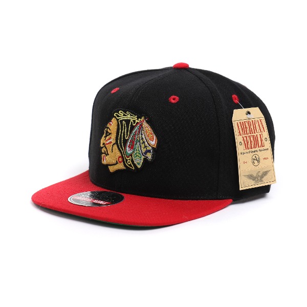 [American Needle] 아이스하키팀 미키타 스냅백 Stan MIKITA NFL Snapback Hat # BLACK/RED