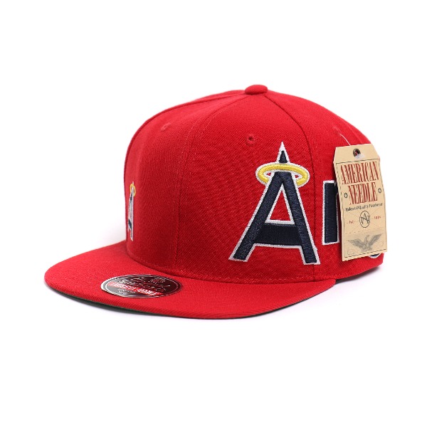 [American Needle] 엘에이 엔젤스 스냅백 LA Angels Snapback Hat # RED
